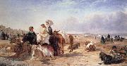 Weston Sands in 1864 William Havell